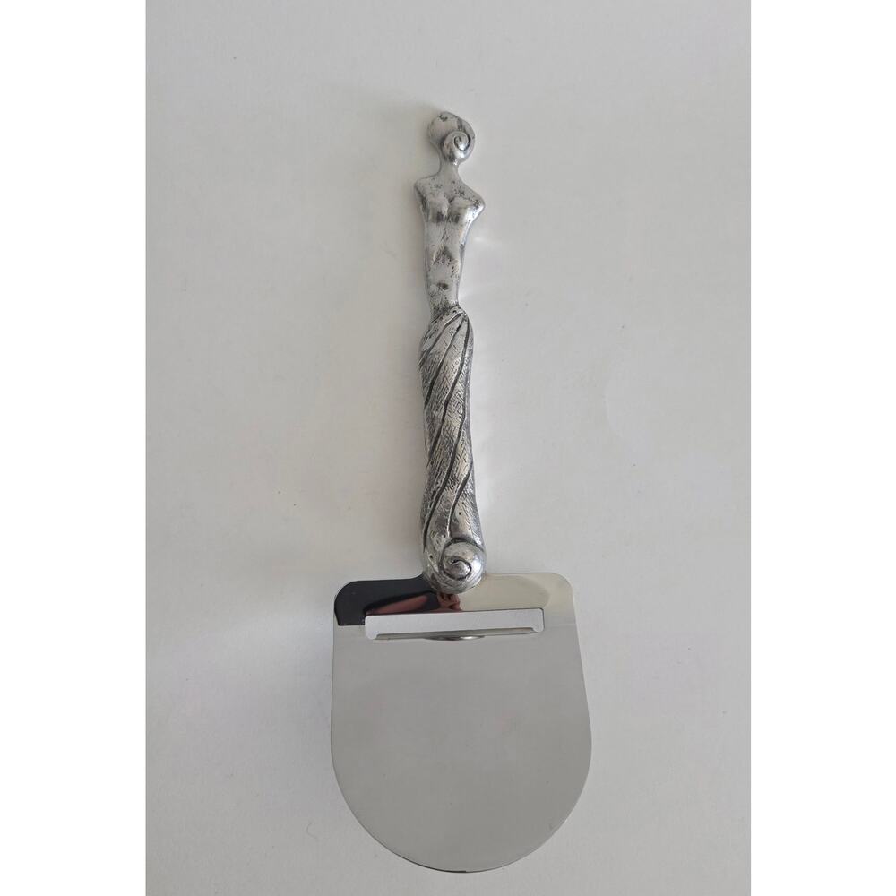 Carrol Boyes Sculptural Cheese Slicer Signed C. Boyes Functional Art